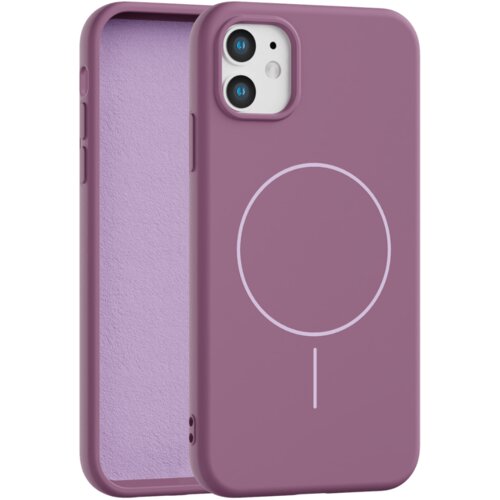Apple velvet touch magsafe maska za iphone 11 &ndash; ljubičasta Cene