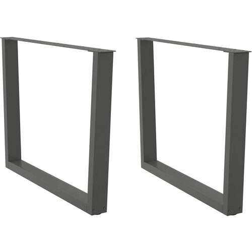  Noge za blagovaonski stol V-oblika 2 kom antracit 100 x (72-73,3) cm čelik Cijene