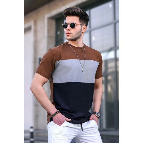 Madmext T-Shirt - Brown - Regular fit Slike