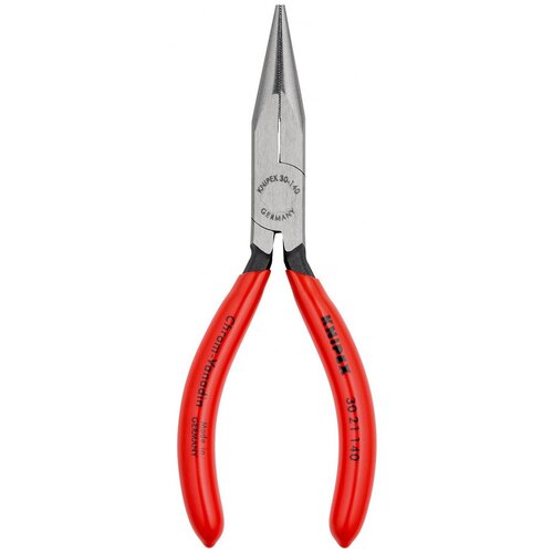Knipex kle&amp;scaron;ta sa dugim poluokruglim čeljustima 140mm (30 21 140) Slike