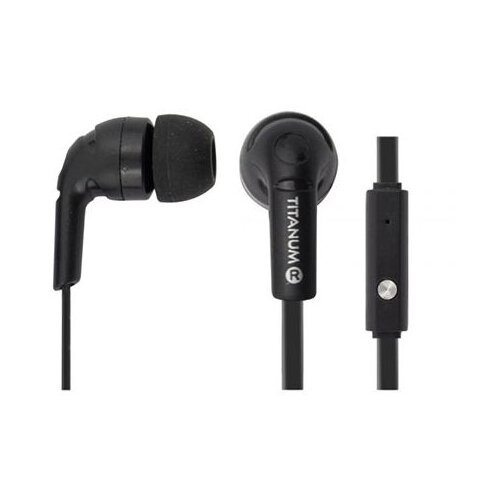  Slu&scaron;alice sa mikrofonom TITANUM, In-Ear, black,... Cijene