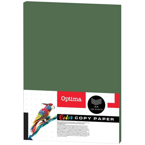  Papir barvni a4 80g intenziv 1/100 OPTIMA - TEMNO ZELEN Slike
