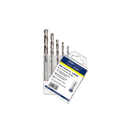  BOHRCRAFT Set spiralnih burgija HSS-G DIN 338 leve &Oslash;4-10 mm, 5 kom Cene