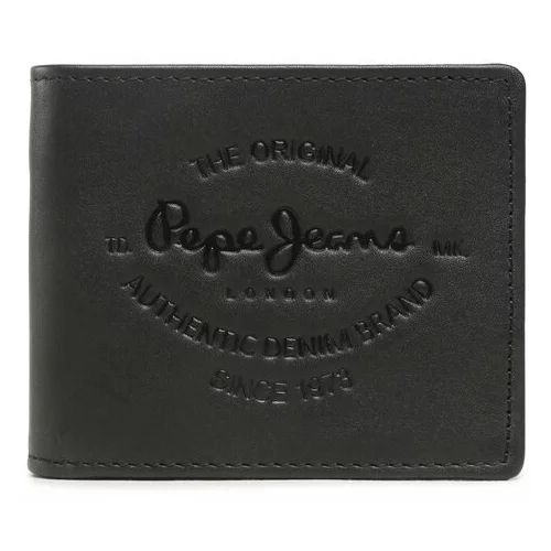 Pepe Jeans Majhna moška denarnica Anson PM070362 Črna