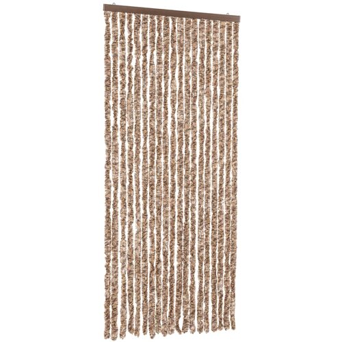 vidaXL Zavesa proti mrčesu bež in temno rjava 56x185 cm šenilja, (21244816) Cene