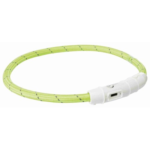  LED ovratnica za hi&amp;scaron;ne ljubljenčke Trixie Flash USB Zelena Slike