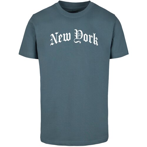 MT Men Men&amp;#039;s T-shirt New York Wording - blue Slike