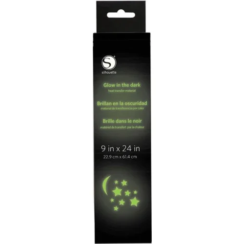 Silhouette Smooth Heat Transfer - 22,9 cm x 0,9 m - Glow-in-the-dark