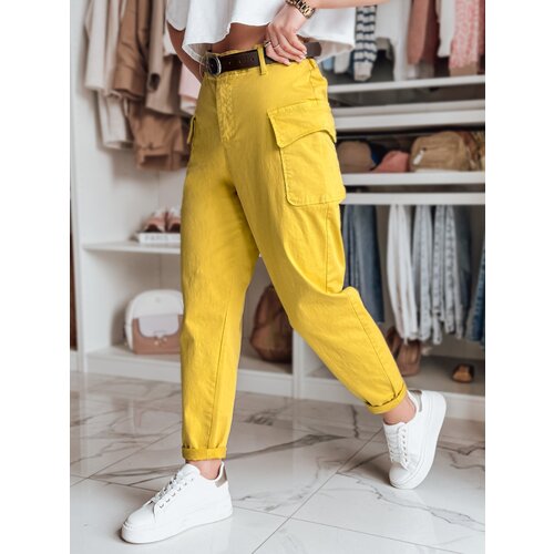 DStreet Spodnie damskie baggy GOTRENDI musztardowe Cijene