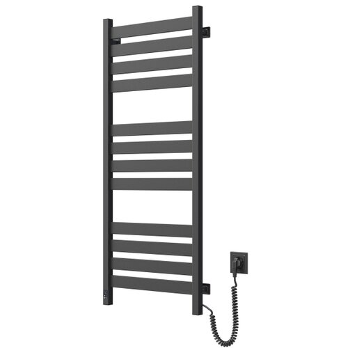  Pe&amp;scaron;kirni radijator za kupatilo sa termostatom LARGO 256W 120x50 cm crna desna Slike