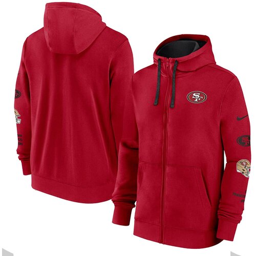 Nike San Francisco 49ers Cotton Full-Zip Fleece jopica s kapuco Cene