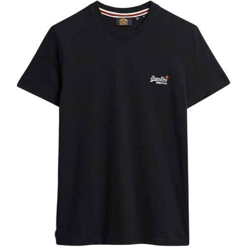 Superdry Majica &amp;#039;Essential&amp;#039; črna / bela Slike
