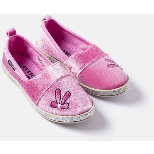 Gemre Dark pink velour ballet flats Patria Cijene