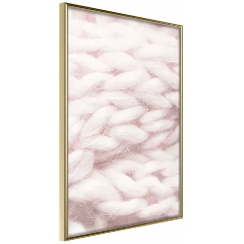  Poster - Pale Pink Knit 30x45