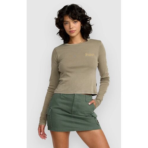 Rvca Spanky Majica z dolgimi rokavi desert taupe Cene