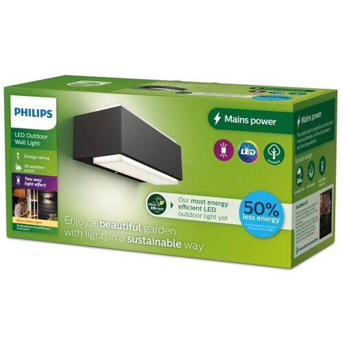 Philips LED spolja&amp;scaron;nje zidno svetilo STRATOSPHERE LED/3,8W/230V 2700K IP44 Slike