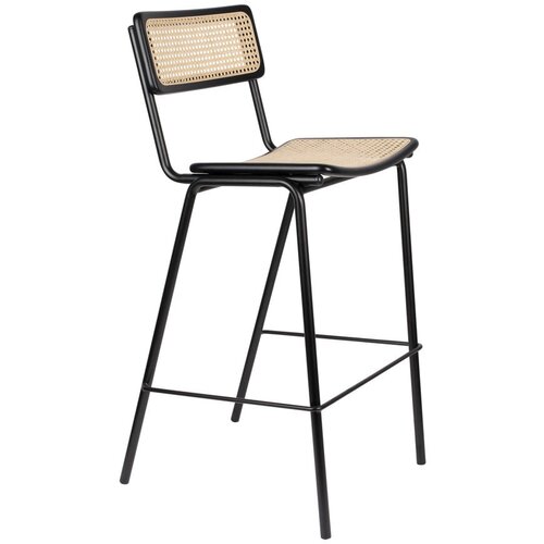 Zuiver Črni barski stoli iz ratana v kompletu 2 kos 106 cm Jort - Zuiver Cene