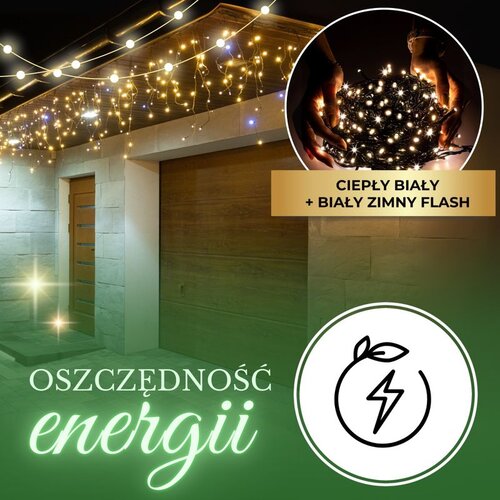  LED svjetlosna zavjesa s efektom treperenja - 500 mikro LED lampica Cene
