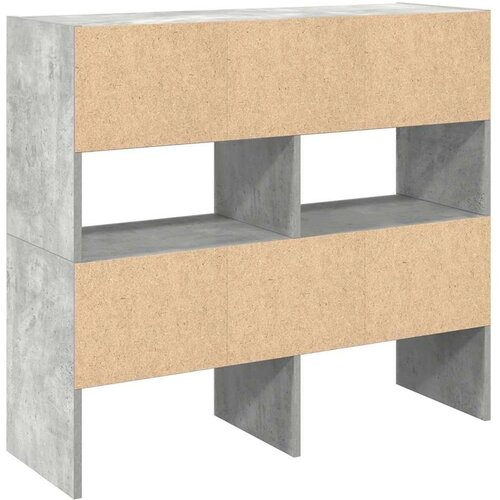 vidaXL Regal za čevlje 2 kosa zložljiva betonsko sivo 89,5x30x40 cm Cene