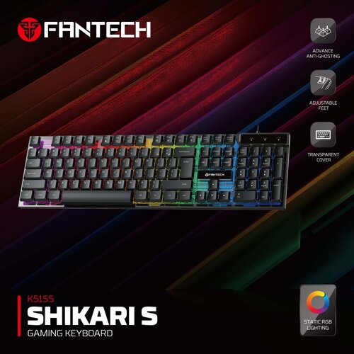 Fantech Tastatura Gaming K515S Shikari S crna Slike