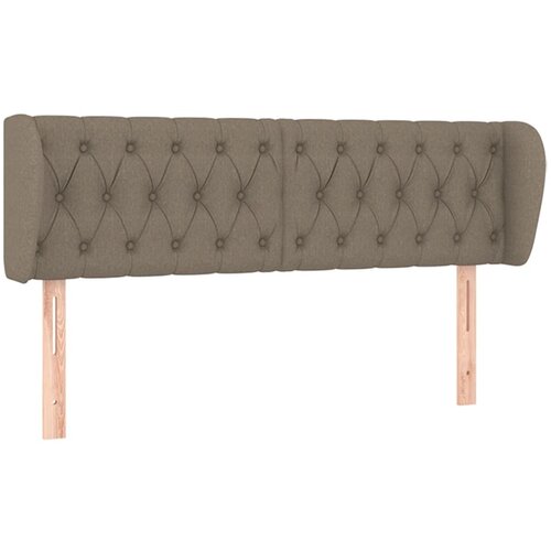 Maison Chic Posteljno vzglavje - Vzglavna omarica - Nočna omarica z u&scaron;esi taupe 163x23x78/88 cm blago, (21710052) Cene