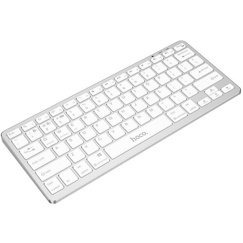 Hoco bežična tastatura qwerty GM32 srebrna Slike