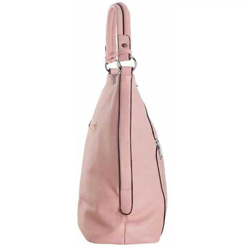 Fashion Hunters Light pink city shoulder bag with a detachable strap