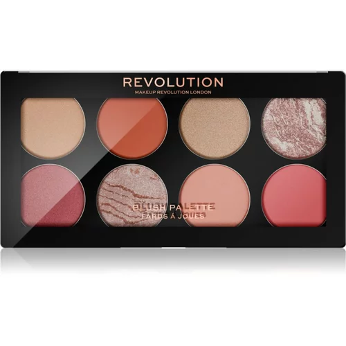Makeup Revolution Ultra Blush paleta rumenila nijansa Golden Desire 13 g