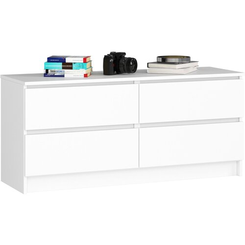 AKORD KOMODA K120 4SZ CLP PK BELE, (21703029) Slike
