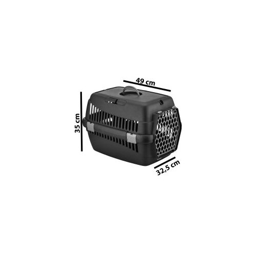 Paws &amp;amp; Whiskers transporter za mačke 5096-S-5, crno-narandžasti Slike