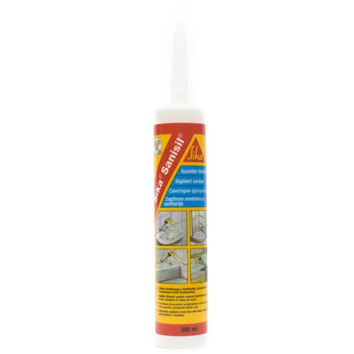 Sika sanitarni silikon (bijele boje, 300 ml) Cijene