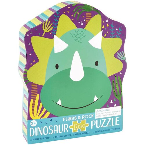 Floss&Rock® sestavljanka jigsaw puzzle dinosaur (12 kosov) Cene