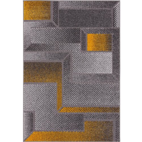 FD Oker rumena/siva preproga 80x160 cm Meteo – Cene