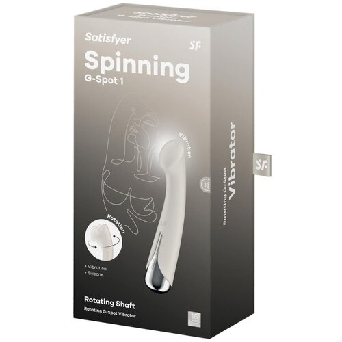 Satisfyer SPINNING G-SPOT 1 BEIGE Slike