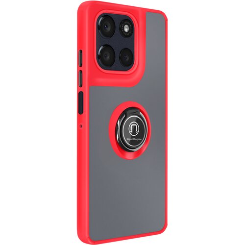 AVIZAR Ovitek za Note 11 / Note 11s, odporen na udarce, z vrtljivim magnetnim obročkom, Rdeča, (5000190243) Cene