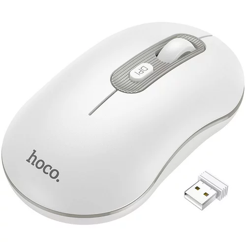 hoco. Brezžična miška HOCO business 2.4 gHz 1200 DPI USB bela