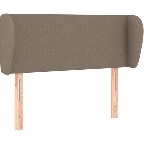 Maison Chic posteljno vzglavje - vzglavna omarica - nočna omarica z u&amp;scaron;esi taupe 93x23x78/88 cm blago, (21712139) Slike