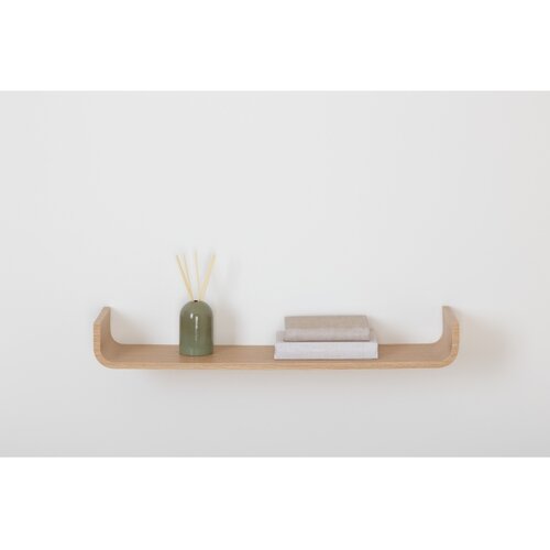 5five Zidna polica KAPTO 80x20 cm braon Slike
