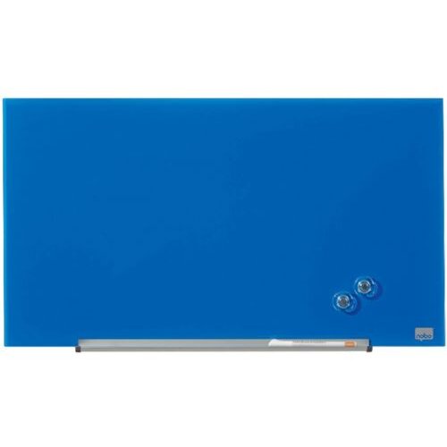 Nobo Tabla steklena diamond 67,7x38,1cm modra Slike