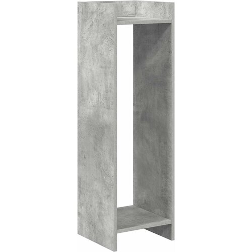  Stalak za biljke s policom Betonsko Siva 30 x 30 x 100 cm Slike