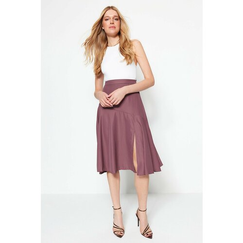 Trendyol Skirt - Purple - Midi Slike