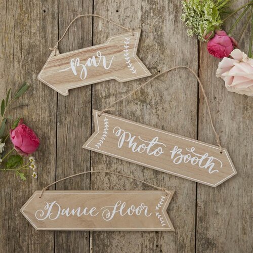Ginger Ray&amp;reg; leseni znaki boho wedding Slike