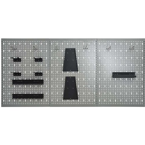 VidaXL Zidne ploče za alat 3 kom 40 x 58 cm čelične Slike