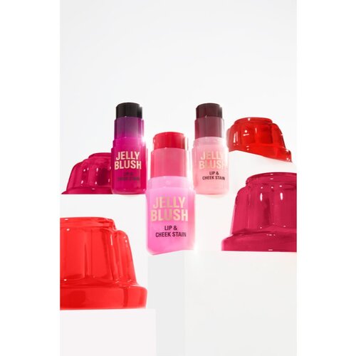 Makeup Revolution Jelly Blush rumenilo u olovci za usne i lice nijansa Peach Orange 5.5 g Slike
