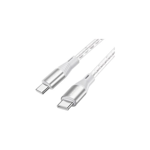  USB kabal BOROFONE BX96 Ice crystal silicone charging data cable1m, 2,4A, iPhone/lightning gray Cijene