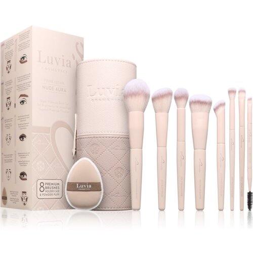 Luvia Cosmetics Nude Aura set čopičev z etuijem 11 kos Cene