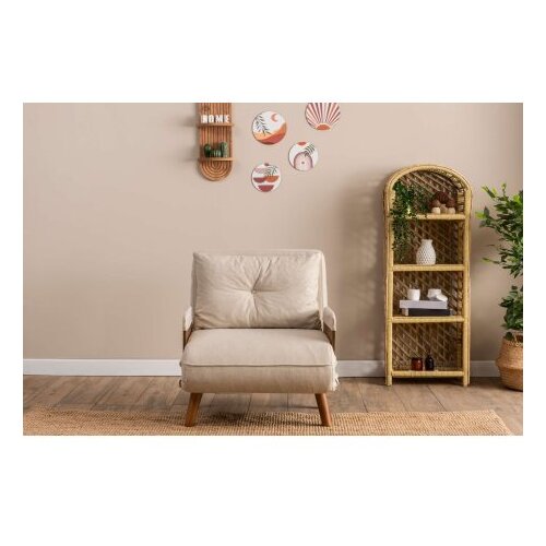 Atelier Del Sofa Fotelja na razvlačenje Cosmo, 190x70x82 cm, Krem Slike