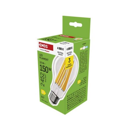  LED žarnica Filament A70 / E27 / 18 W (150 W) / 2452 lm / Nevtralna bela Cene