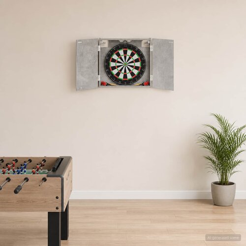 Kabinet za mete Betonska siva 56 x 12 x 53,5 cm Slike