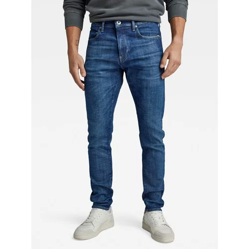 G-star Raw Jeans hlače Revend D20071-D441 Modra Skinny Fit